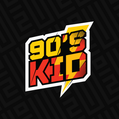 90's kid sticker - Life on 2 Wheels