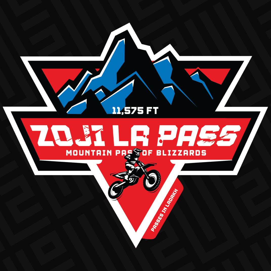 Zoji La pass Sticker - Life on 2 Wheels