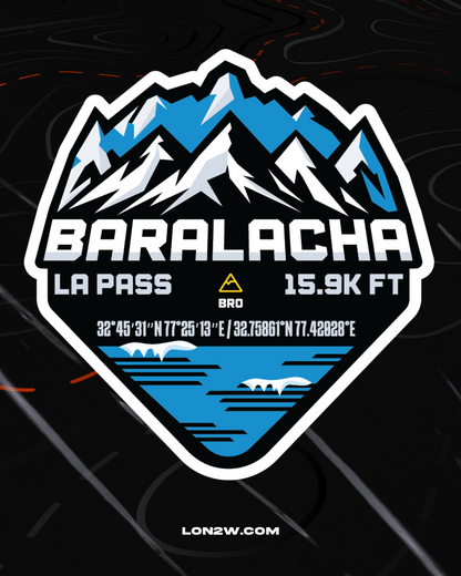 Baralacha La Pass Sticker