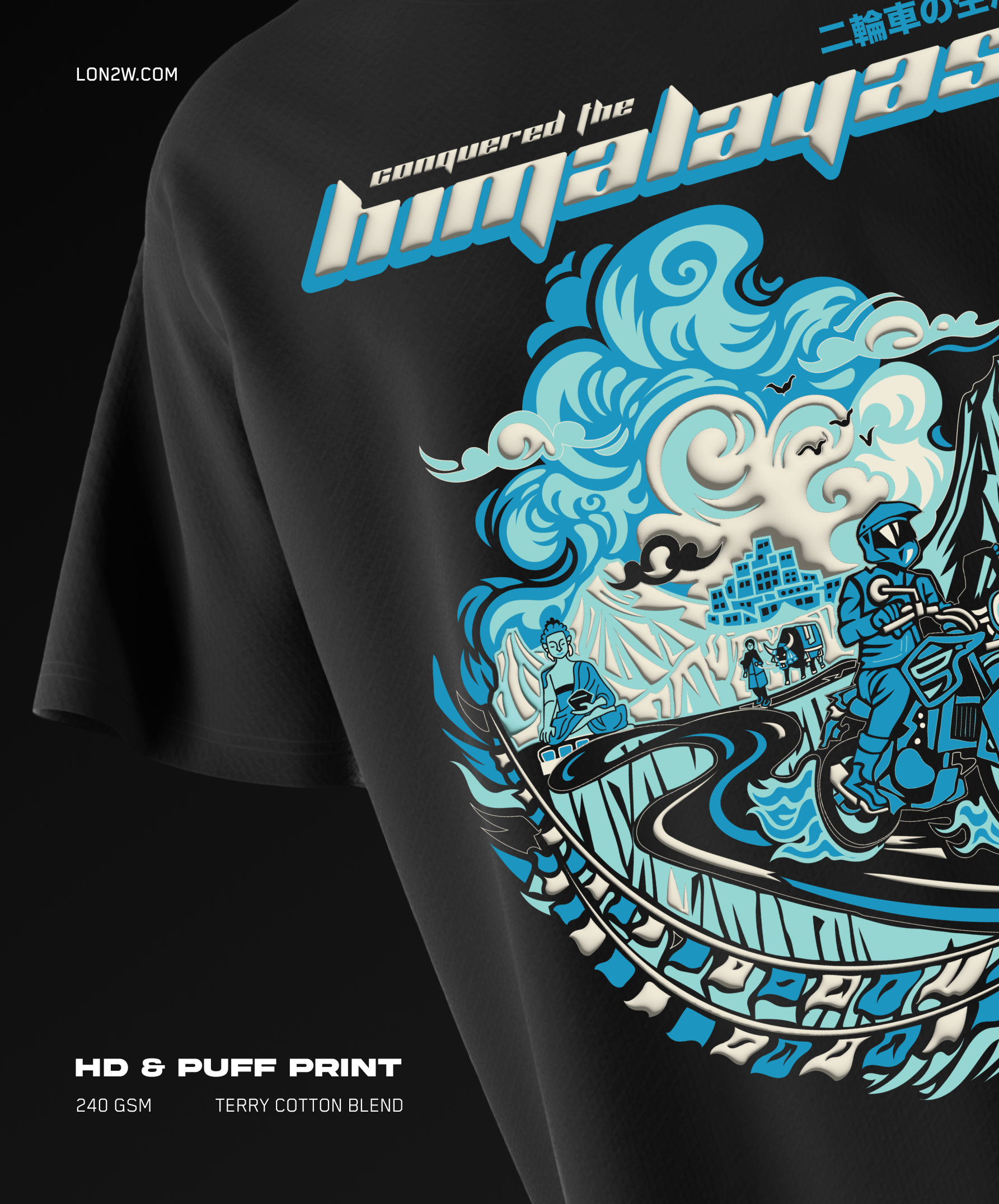 Himalayas | Himalayan 450| Puff print