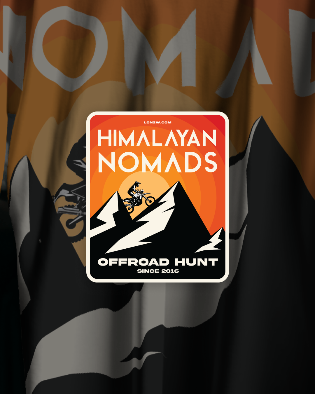 Himalayan nomads Sticker - Life on 2 Wheels