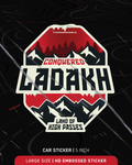 Ladakh | Large 5 inch | HD Embossed sticker