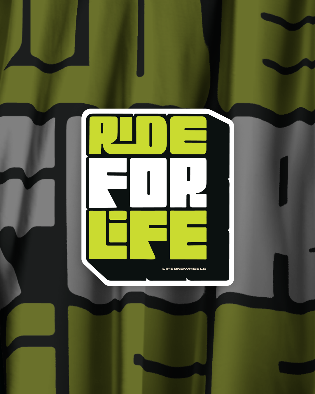 Ride for life Sticker - Life on 2 Wheels