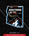 Rohtang | Large 5 inch | HD Embossed sticker