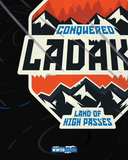 Conquered Ladakh sticker | Orng