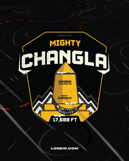 Chang La Pass Sticker