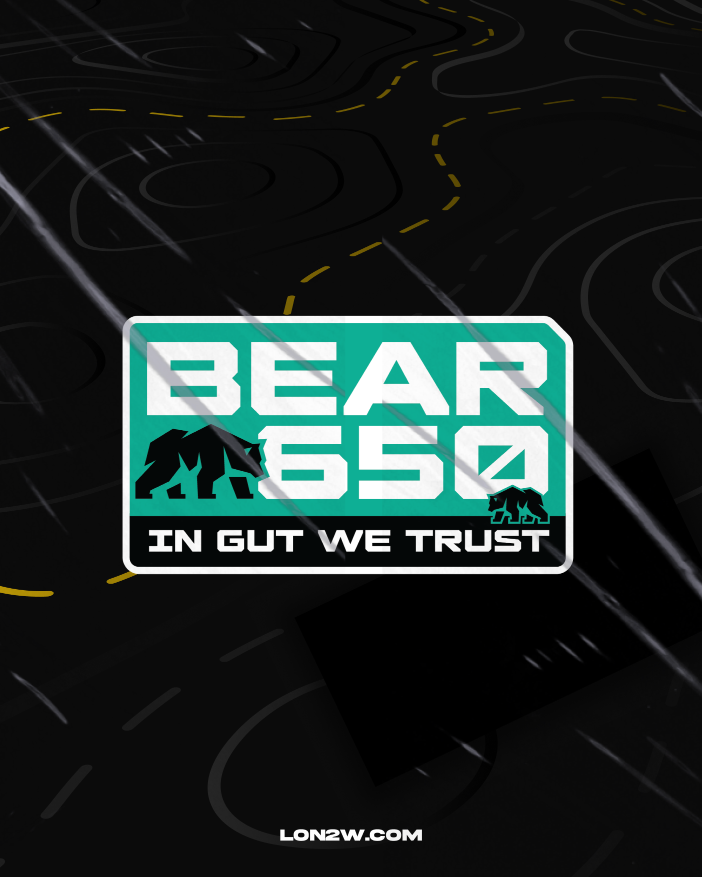 RE Bear 650 Combo Sticker | Pack of 2