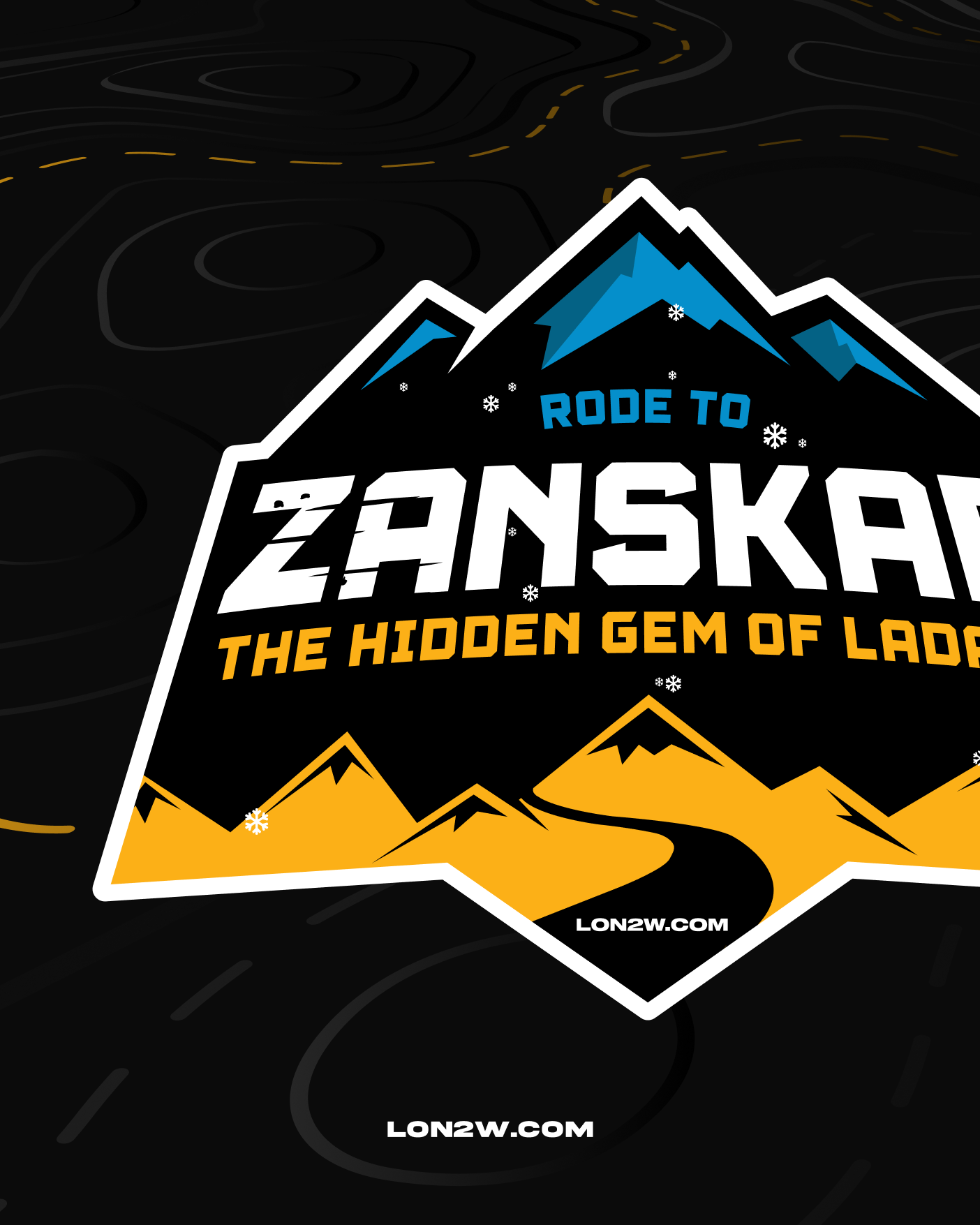 Zanskar Sticker