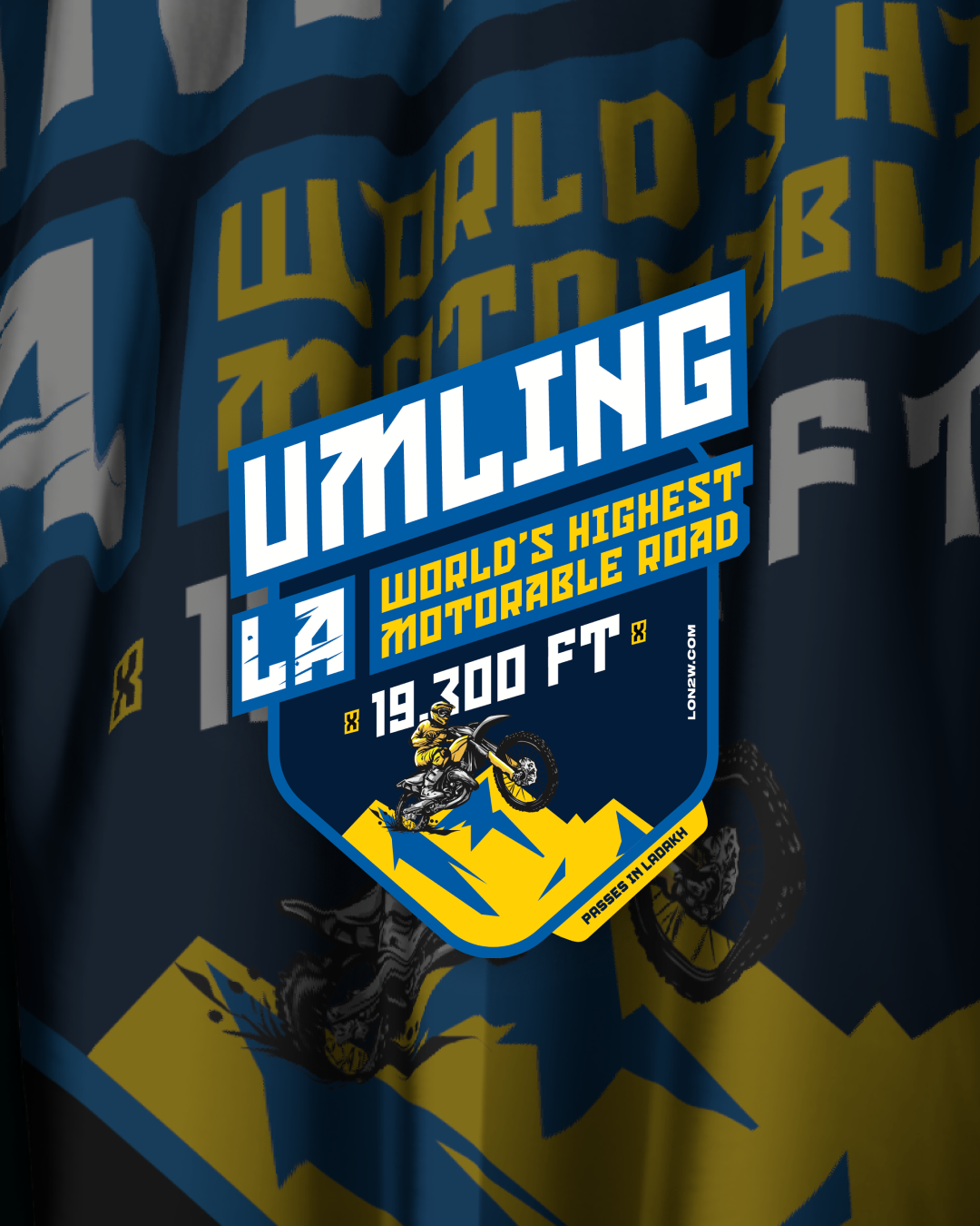 Umling La pass | Blue | Sticker - Life on 2 Wheels