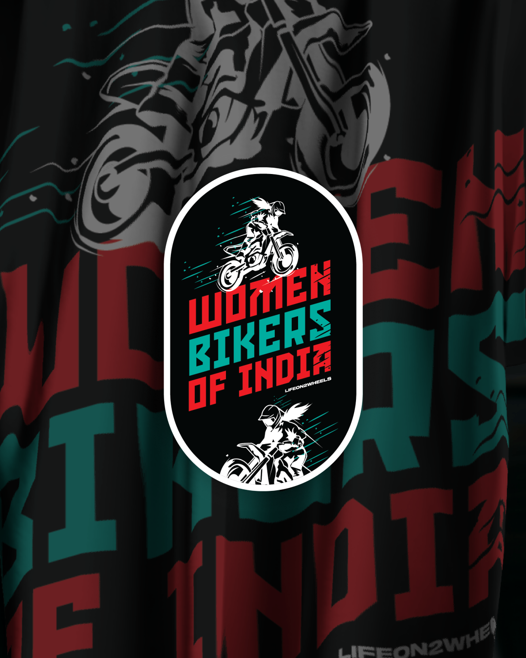 Women bikers of india Stickers - Life on 2 Wheels