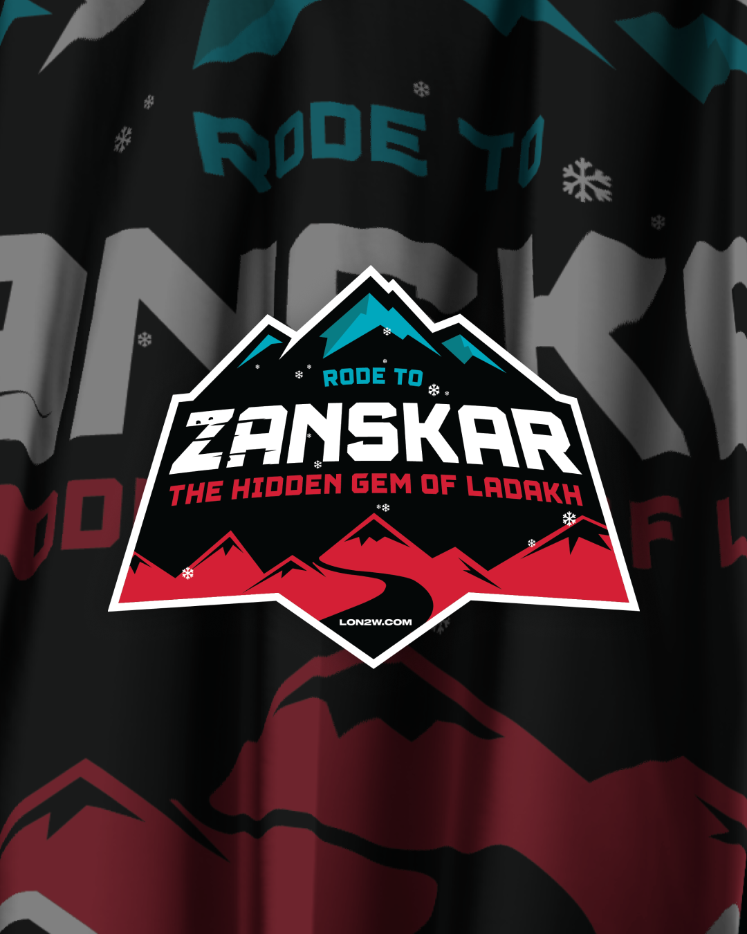 Zanskar Sticker - Life on 2 Wheels