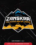 Zanskar | Large 5 inch | HD Embossed sticker